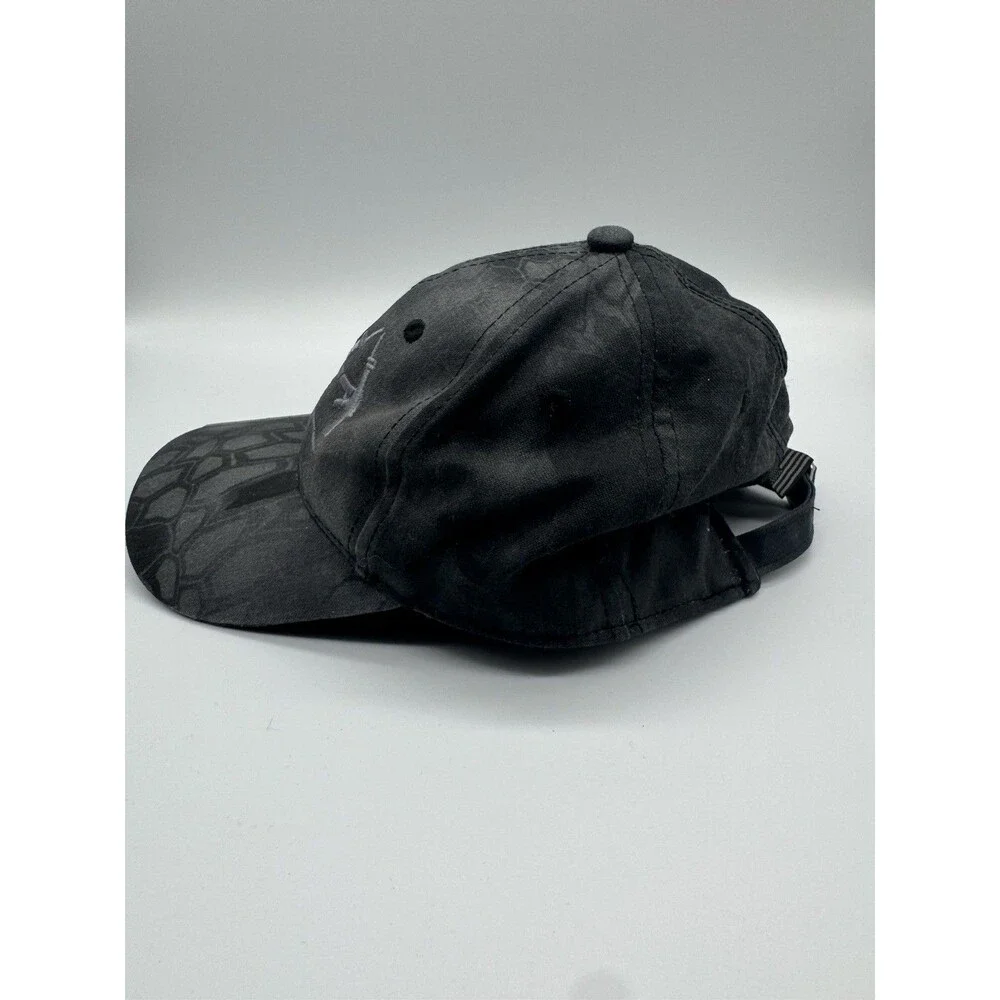 Kryptek 2nd Amendment 1791 2A American Flag Hat OC Black Tactical Cap Adjust
